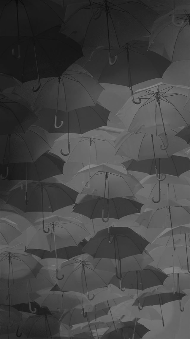 1080x1920 Umbrella Party Dark Pattern - flying iPhone 8 Wallpaper