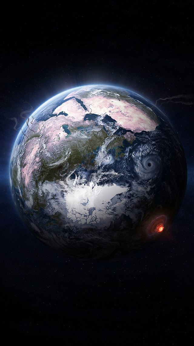 1080x1920 Fantasy Outer Space Earth Planet - shiny iPhone 8 Wallpaper