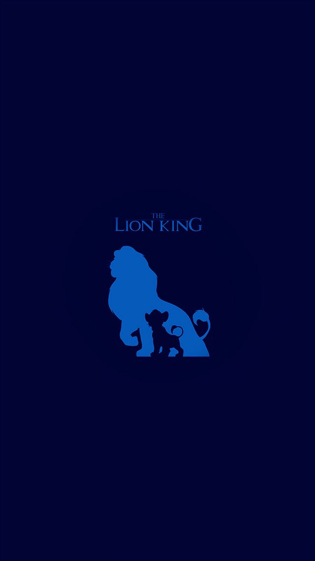 1080x1920 The Lion King Blue Minimal Art - minimal iPhone 8 Wallpaper