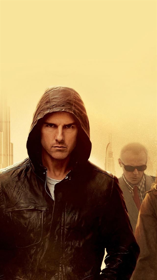 1080x1920 Mission Impossible Tom Cruise Film Art Yellow -  iPhone 8 Wallpaper