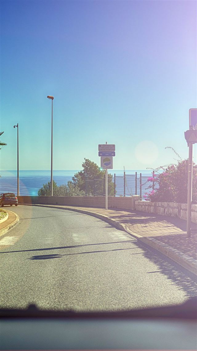 1080x1920 Car Drive Seaside Nature Beach City - car iPhone 8 Wallpaper