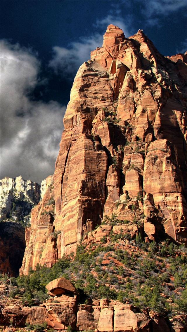 1080x1920 Bright Sunshine Sky Spectacular Mountains Landscape - rock iPhone 8 Wallpaper