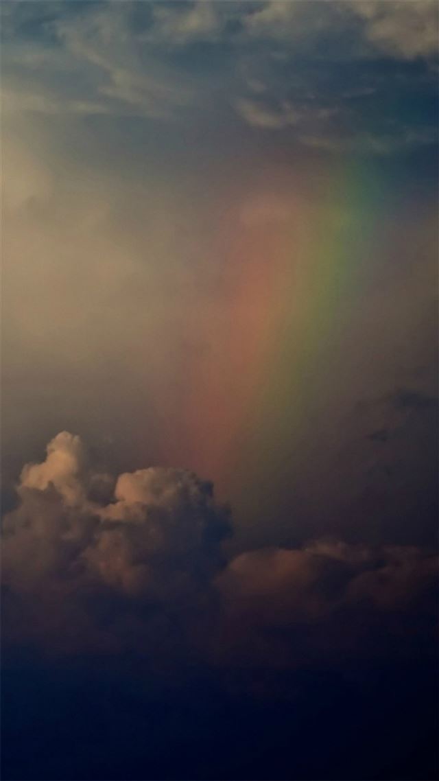 1080x1920 Rainbow Across Cloudy Storm After Rain - storm iPhone 8 Wallpaper