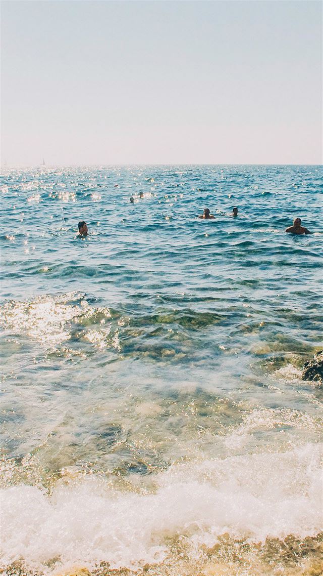 1080x1920 Beach Vacation Swim Ocean Sea Summer Nature - rock iPhone 8 Wallpaper