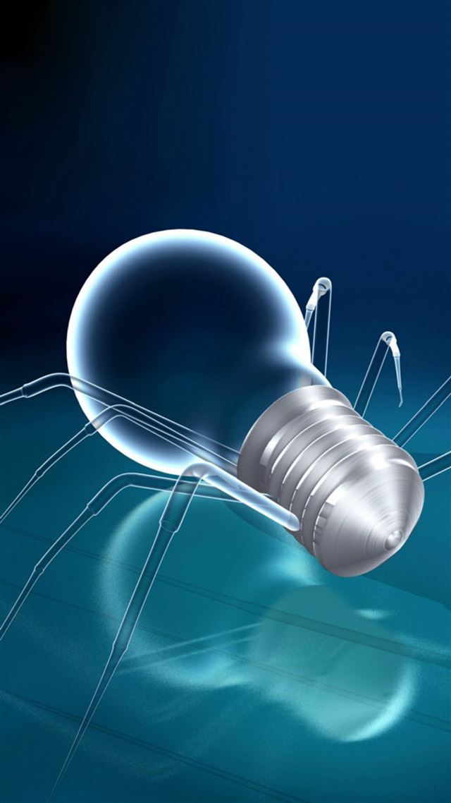 1080x1920 Abstract Light Bulb Spider Art Shadow - bulb iPhone 8 Wallpaper