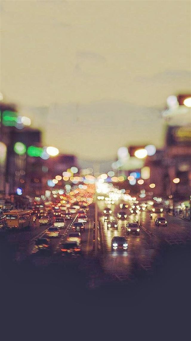1080x1920 City Traffic Evening Tilt Shift - traffic iPhone 8 Wallpaper