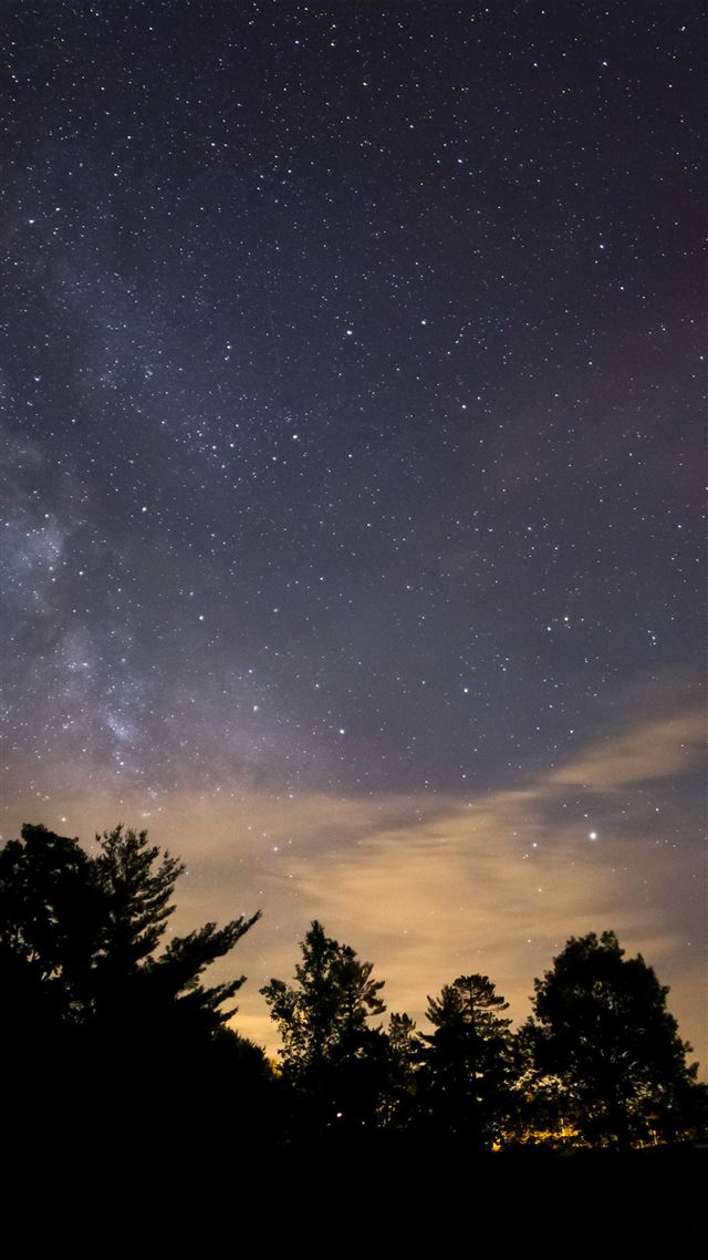 1080x1920 Sky Night Star Dark Mountain Cloud Shadow - shadow iPhone 8 Wallpaper