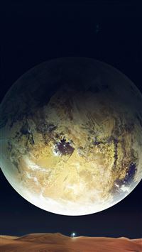Planet Space Story Dark Earth Star wallpaper