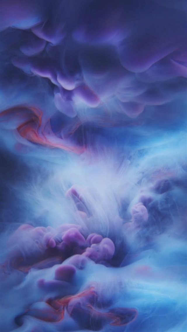 1080x1920 Abstract Thick Smoke Cloud Motion - blue iPhone 8 Wallpaper