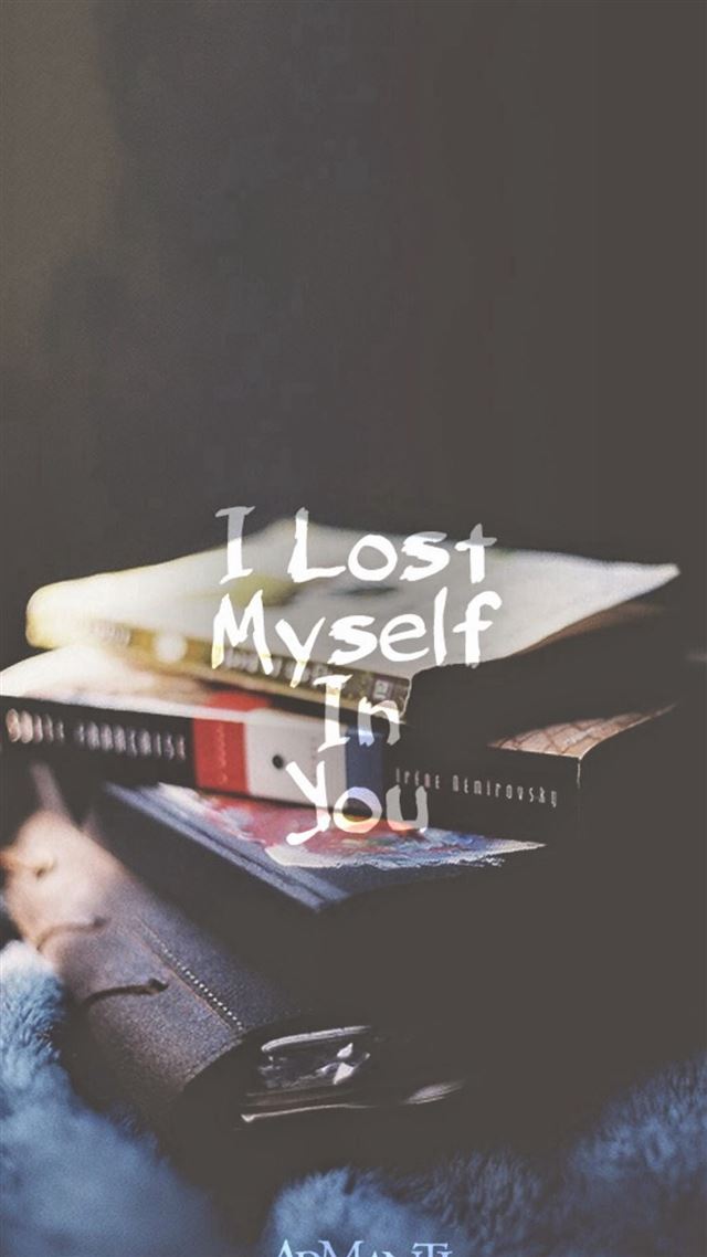 1080x1920 I Lost Myself In You - blue iPhone 8 Wallpaper