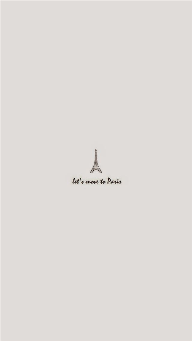 1080x1920 Move To Paris Minimal Art - eiffel tower iPhone 8 Wallpaper