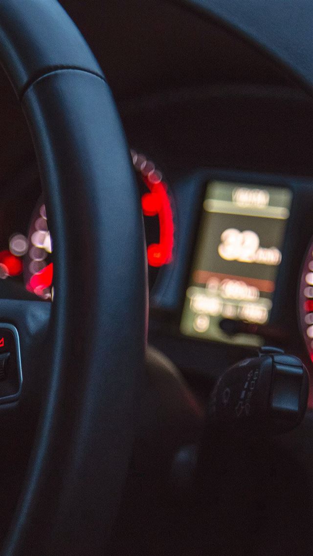 1080x1920 Car Audi Drive Interior Motor Man - close up iPhone 8 Wallpaper
