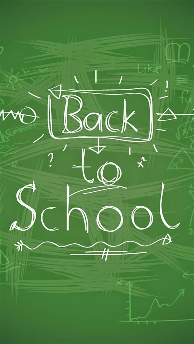 1080x1920 Back To School Handwriting - art iPhone 8 Wallpaper
