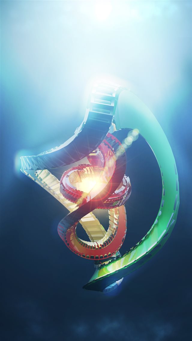 1080x1920 Spiral Render Radiance Shine - spiral iPhone 8 Wallpaper