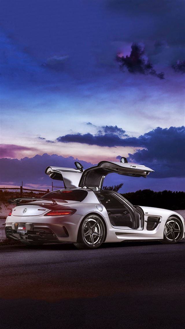 1080x1920 Mercedes SLS AMG Coupe Black Series - auto iPhone 8 Wallpaper