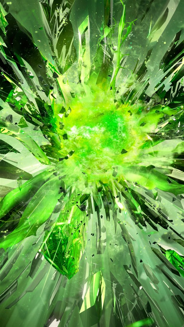 1080x1920 Crystals Debris Explosion Light - yellow iPhone 8 Wallpaper
