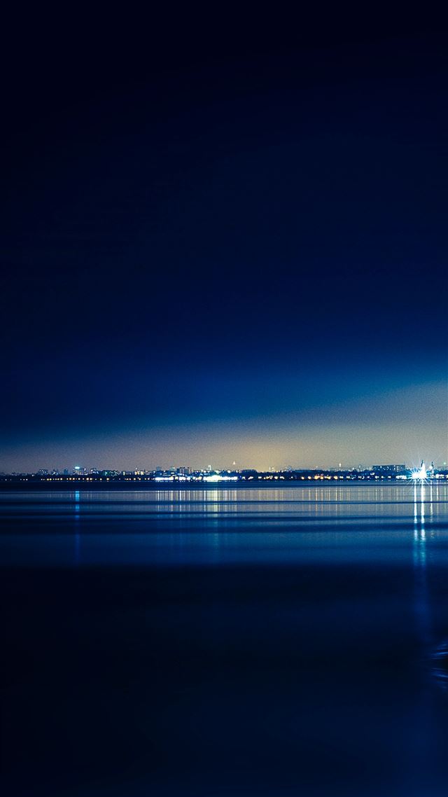 1080x1920 Lake City View Night Dark Nature Awesome -  iPhone 8 Wallpaper