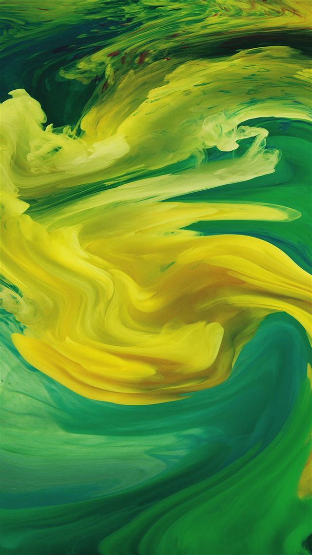 1080x1920 Hurricane Swirl Abstract Art Paint Green Pattern - color iPhone 8 Wallpaper