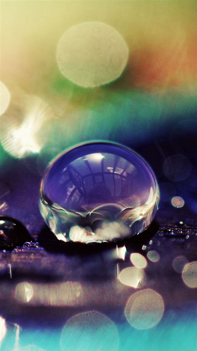 1080x1920 Macro Purple Water Drop Bokeh - water drop iPhone 8 Wallpaper