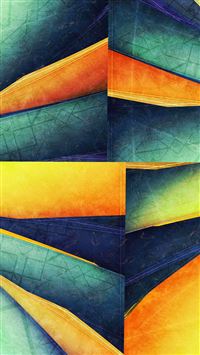 Colorful Cube Lines Corner wallpaper