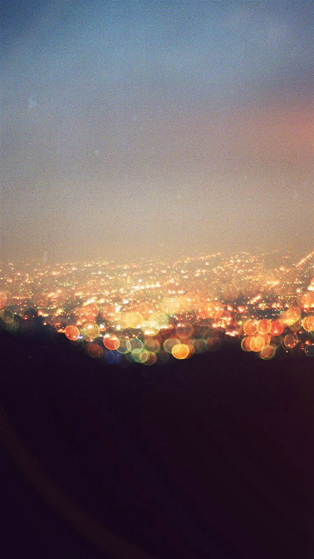 1080x1920 Bokeh Night City View Lights Flare - skyscape iPhone 8 Wallpaper