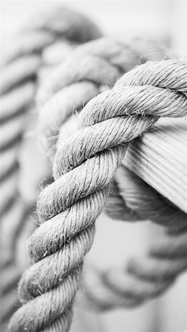 1080x1920 White Marine Knot Rope - wooden iPhone 8 Wallpaper