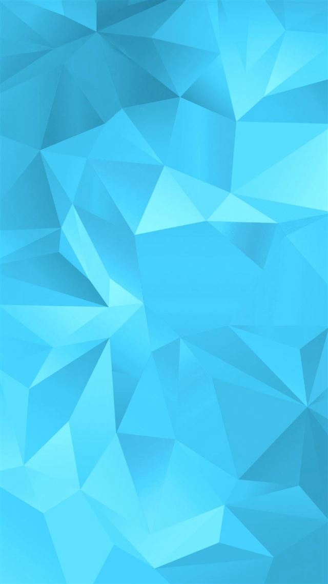 1080x1920 Simple Blue Fold Polygon Pattern Wallpaper - ios8 theme iPhone 8 Wallpaper