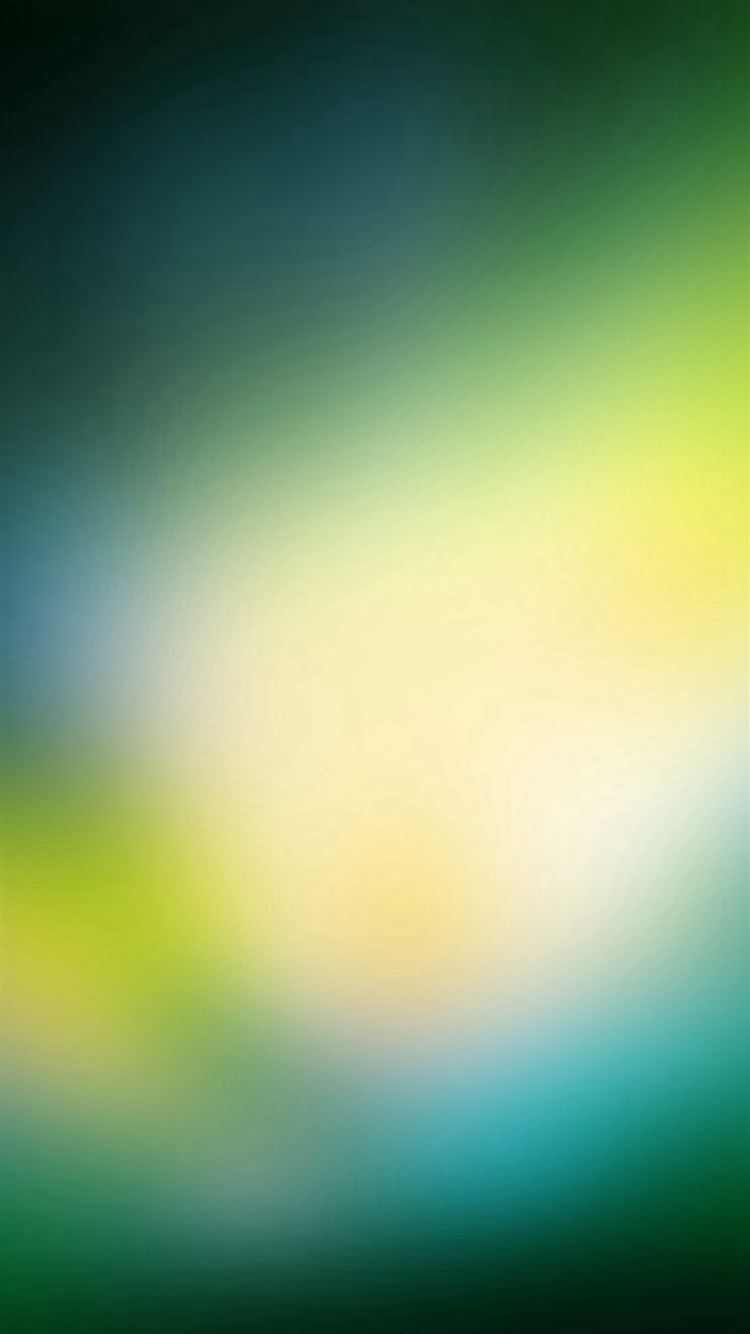 Green OS Background Gradation Blur iPhone 8 Wallpapers Free Download