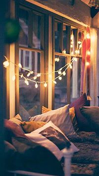 Christmas Lights Interior Decoration wallpaper