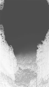 Mountain Mirror Green Wood Nature White wallpaper