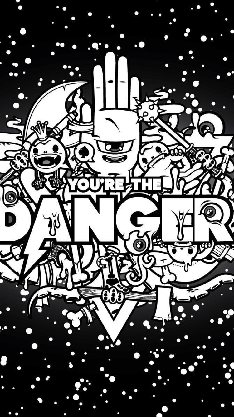 sexy danger black wallpaper android iphone