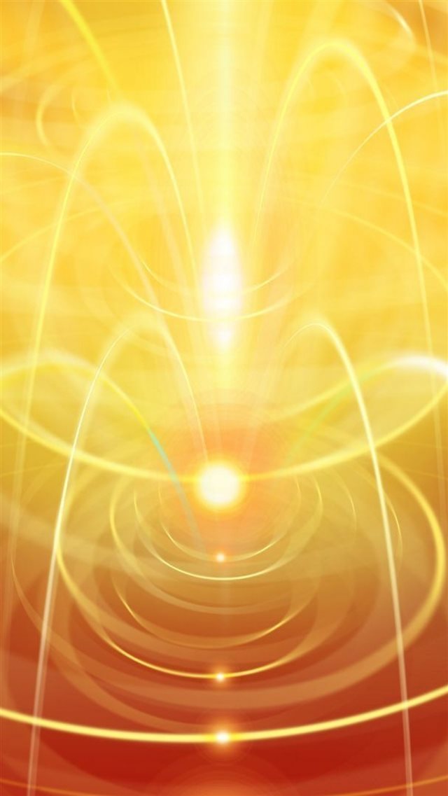 1080x1920 Orange Fountain Abstraction Light - circle iPhone 8 Wallpaper