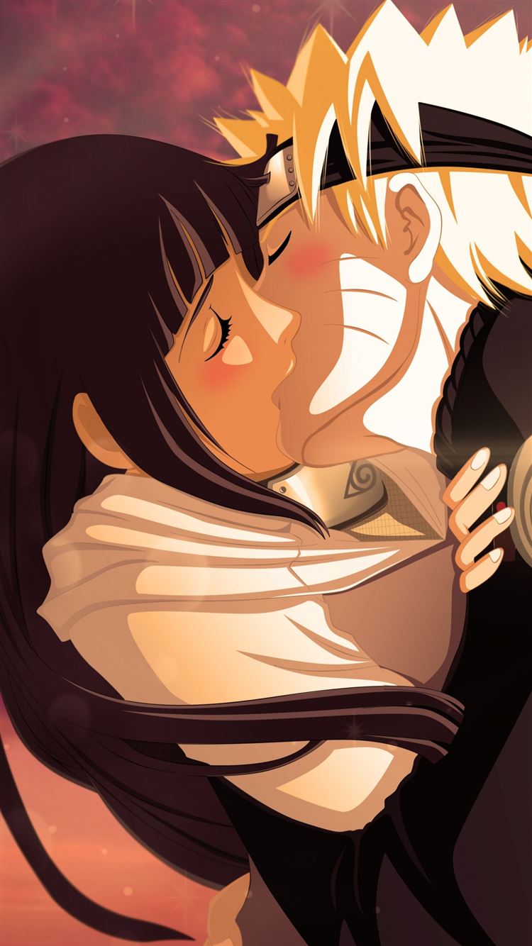 Naruto Uzumaki Naruto Hyuuga Hinata Girl Boy Kiss iPhone 8 Wallpapers Free  Download