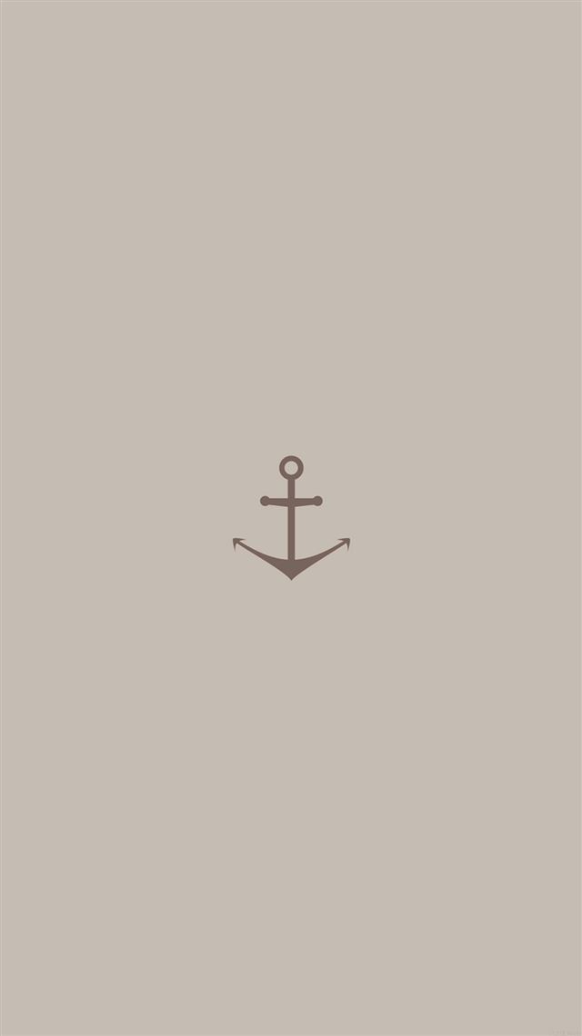 1080x1920 Minimal Sea Anchor Logo Red Art - drawn iPhone 8 Wallpaper