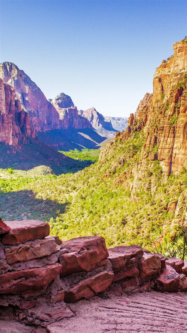1080x1920 Zion National Park Utah Usa - shadow iPhone 8 Wallpaper