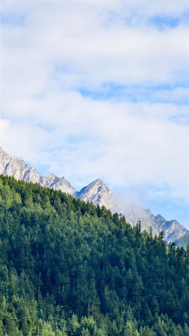 1080x1920 Nature Mountain Sky Blue Green Sunny Summer - sunny iPhone 8 Wallpaper
