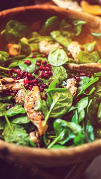 Food Salad Instagram Hunger City Life Flare iPhone 6(s)~8(s) wallpaper