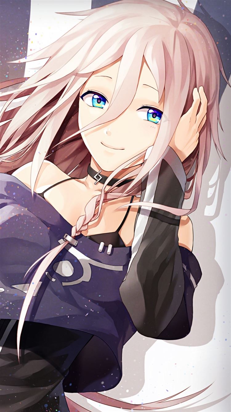 Vocaloid Ia Girl Style Jersey Emotion Iphone 8 Wallpapers Free