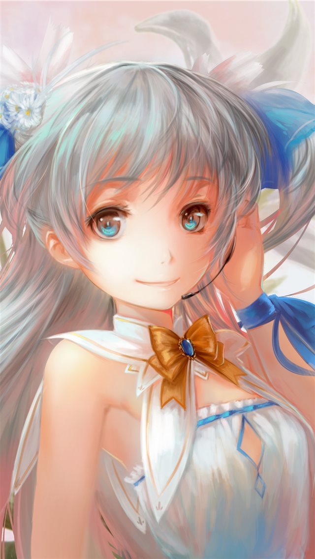 1080x1920 Anime Girl Anime Dress Pink - anime iPhone 8 Wallpaper