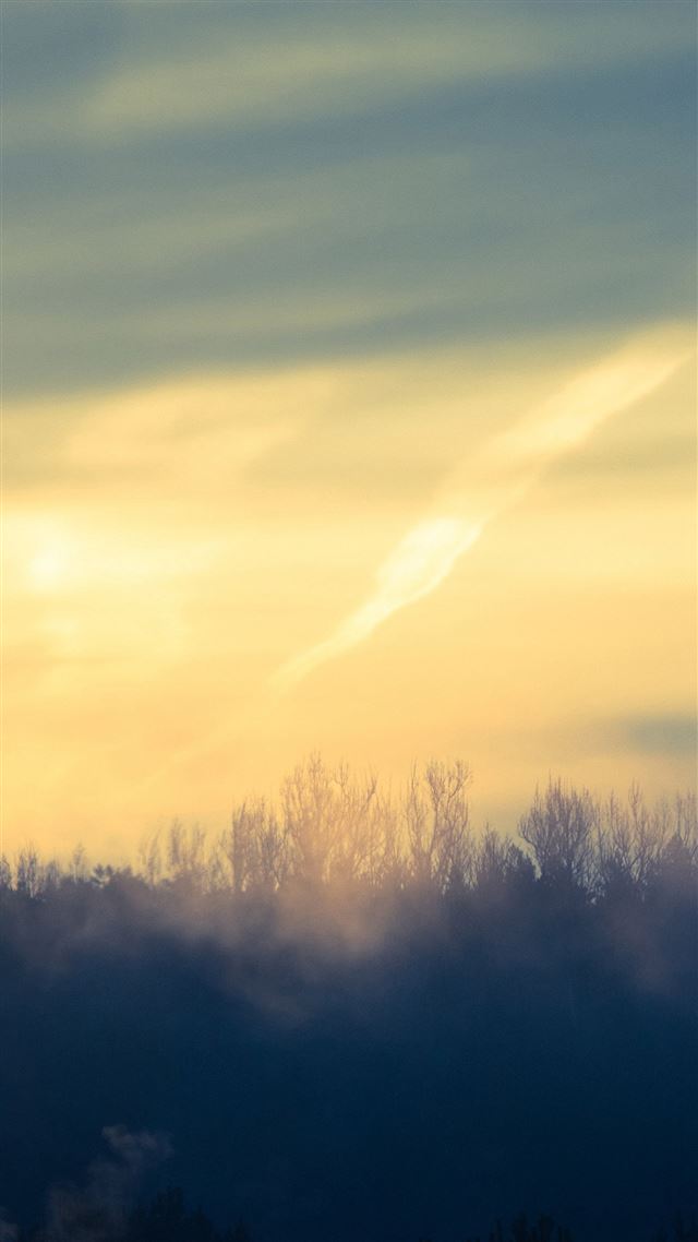 1080x1920 Fire Sunset Sky Nature Mountain Tree Dark Blue - fire iPhone 8 Wallpaper