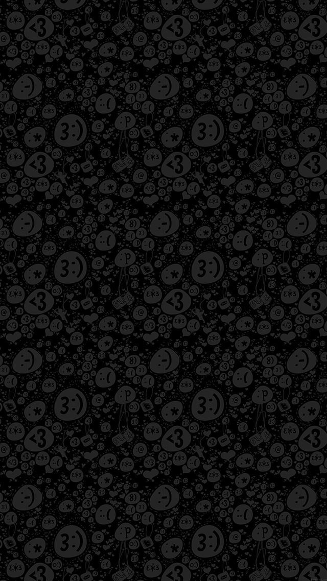 1080x1920 Emoticon Charms Pattern -  iPhone 8 Wallpaper