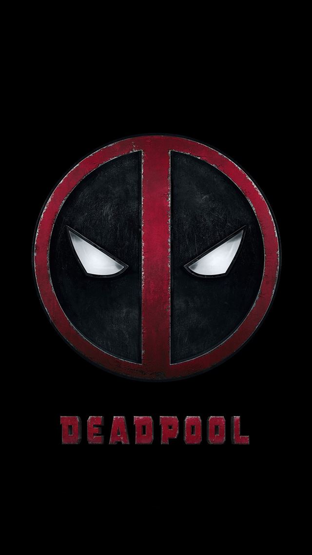 1080x1920 Deadpool Logo Dark Art Hero - hero iPhone 8 Wallpaper