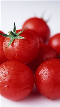 Fresh Dew Cherry Potatoes wallpaper