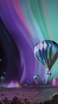 Jupiter Aurora Space Sky Art Illustration wallpaper