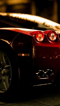 Ferrari Rear Lights View wallpaper