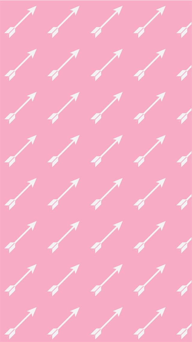 1080x1920 Pink Background White Arrows Pattern - background iPhone 8 Wallpaper