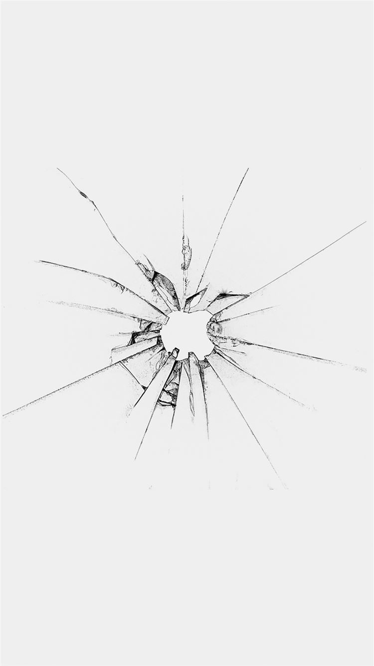 Apple Logo Window White Broken Iphone 8 Wallpaper Download Iphone