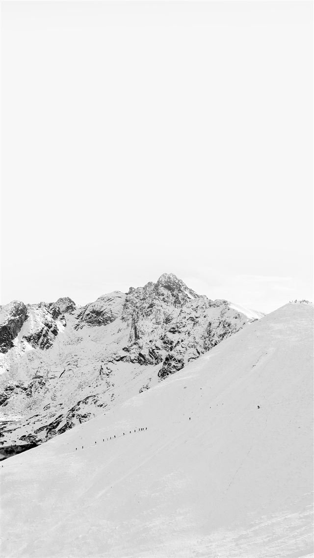 1080x1920 Winter Mountain Snow Nature White - mountains iPhone 8 Wallpaper