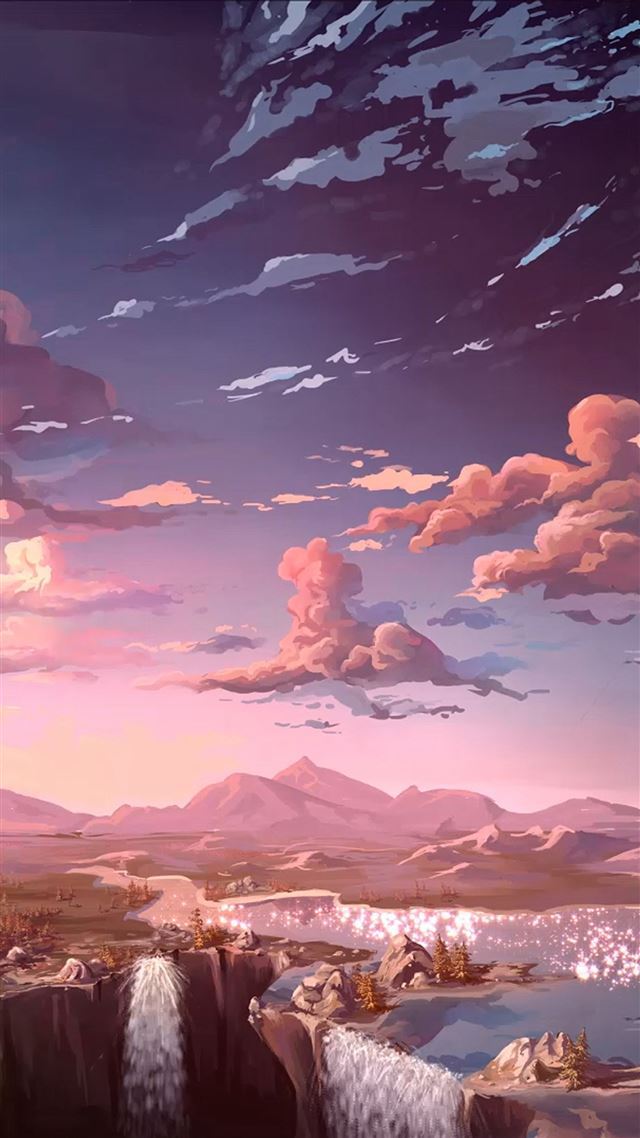 1080x1920 Nature Anime Art Sea - anime iPhone 8 Wallpaper