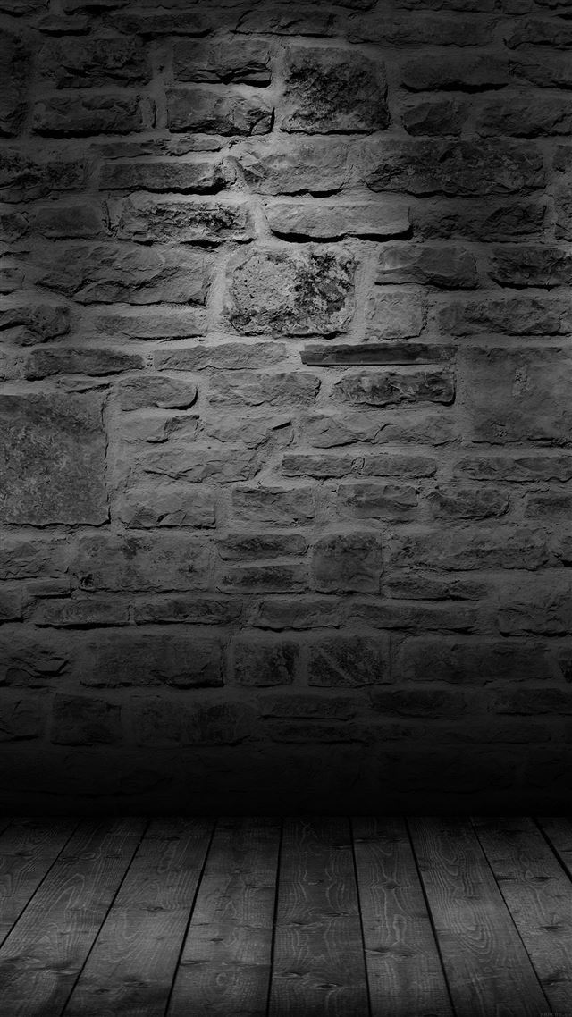 1242x2208 Wall Dark Bw Texture Pattern - brick iPhone 8 Wallpaper